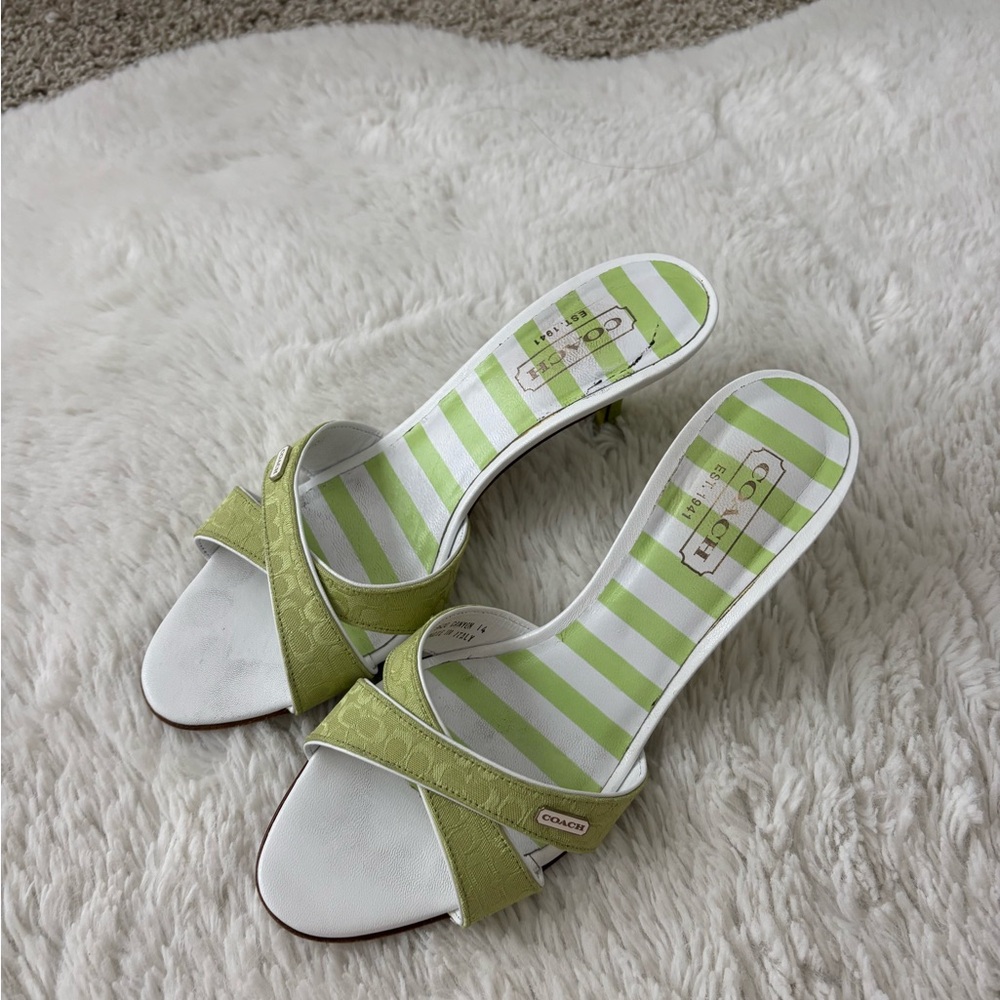 Vintage Coach Kitten Heels